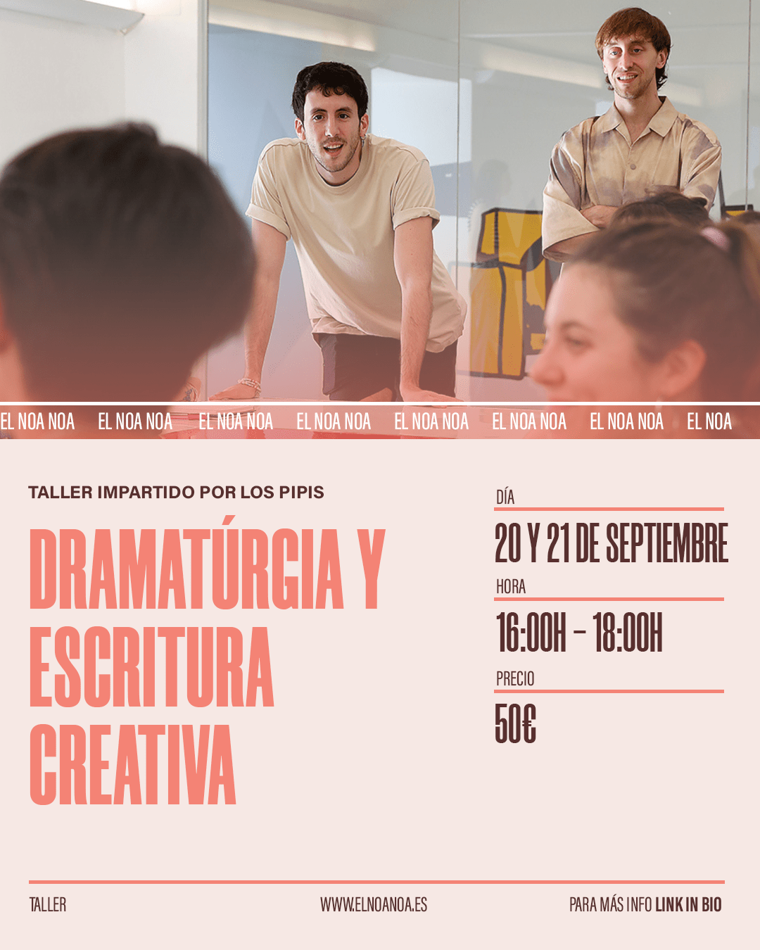 TALLER | Dramaturgia y escritura creativa
